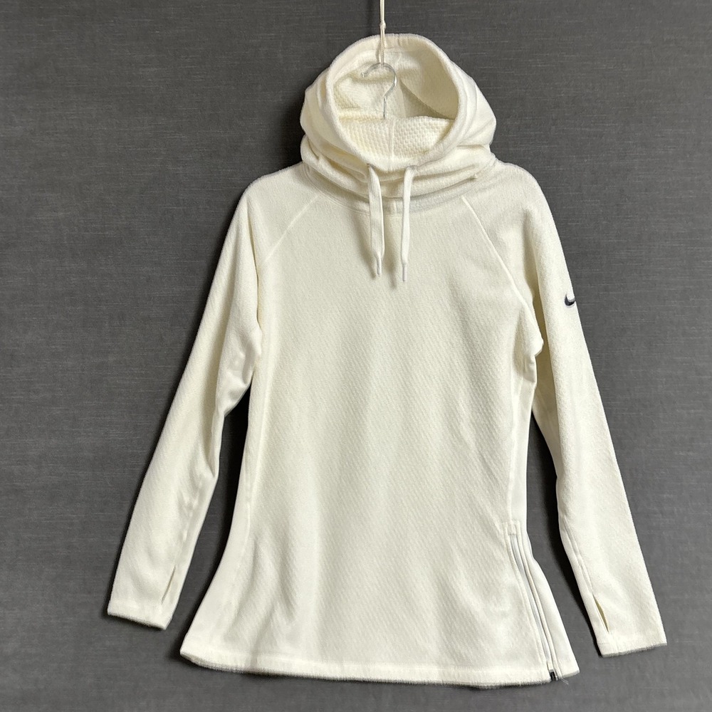 Nike Hoodie L Sphere Thermal Funnel Neck Pullover Fleece Running Snorkle